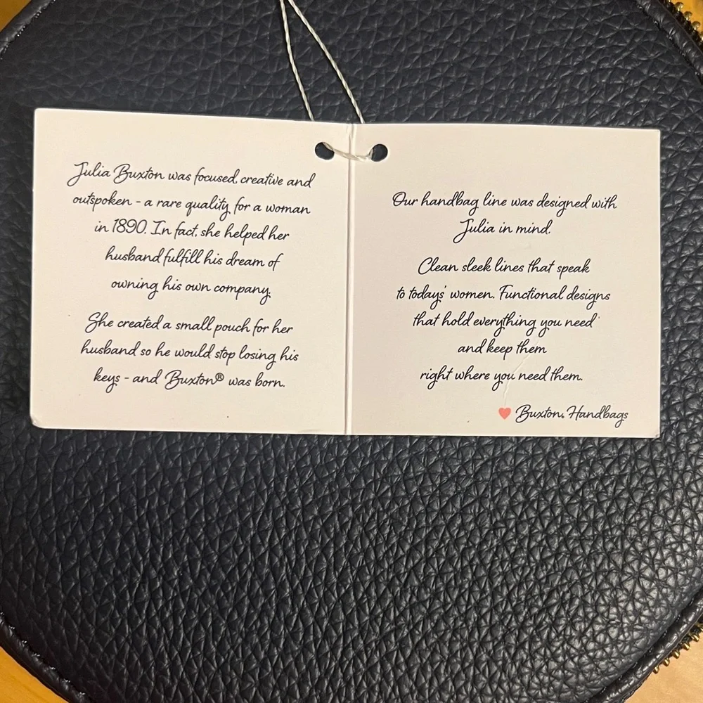 NWT Navy Blue Round Crossbody Bag - Picture 2 of 11